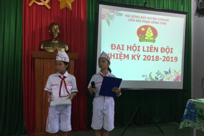 Đại hội Liên đội, năm học 2018-2019.
